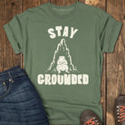 Stay Grounded Tee - Moss