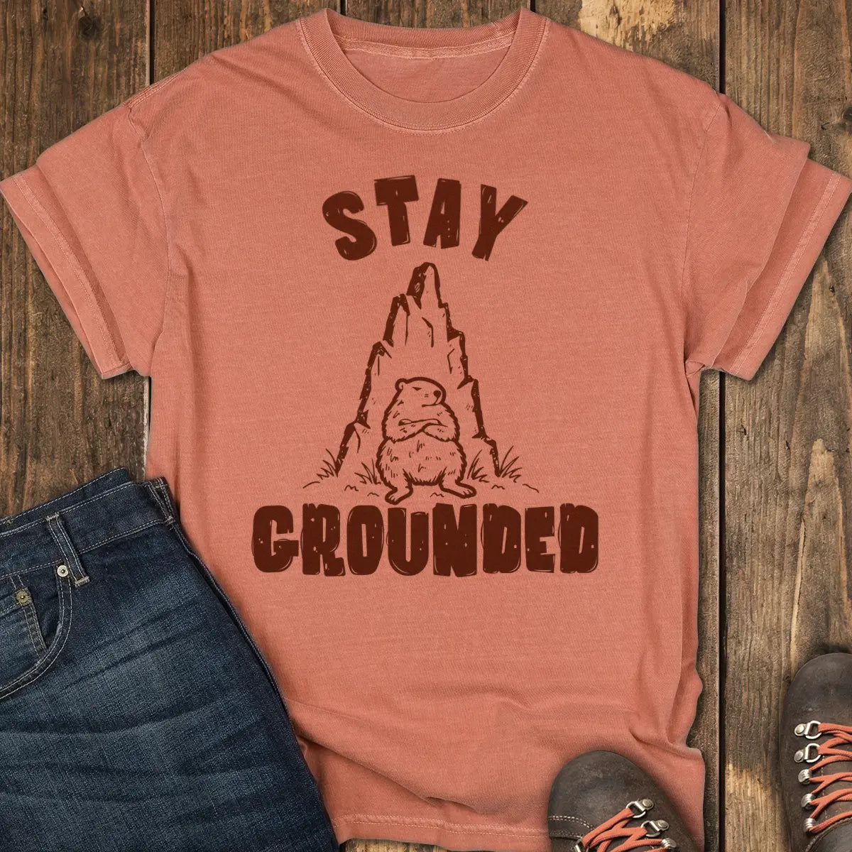 Stay Grounded Tee - Yam