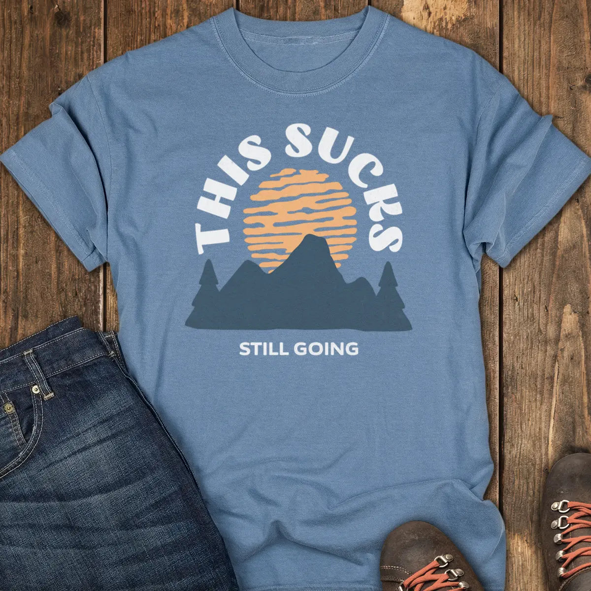 Still Going Tee - Blue Jean
