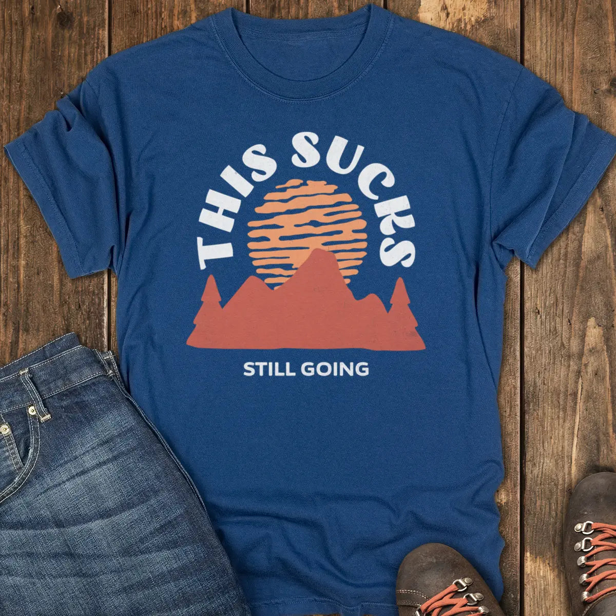 Still Going Tee - Navy