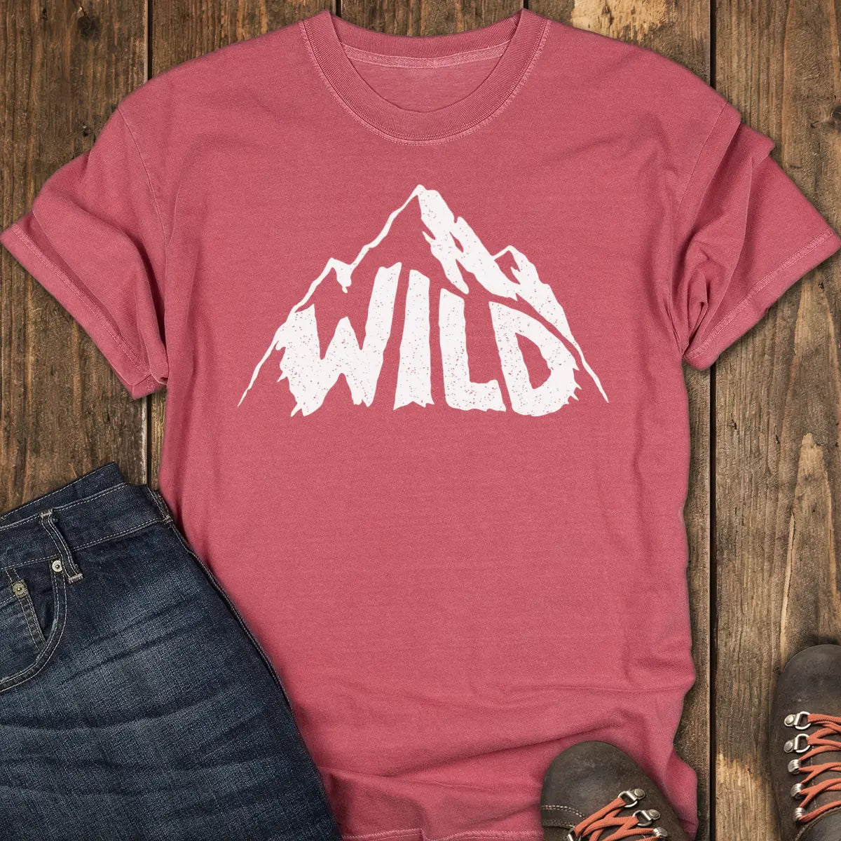 Still Wild Tee - Crimson