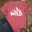 Still Wild Tee - Crimson