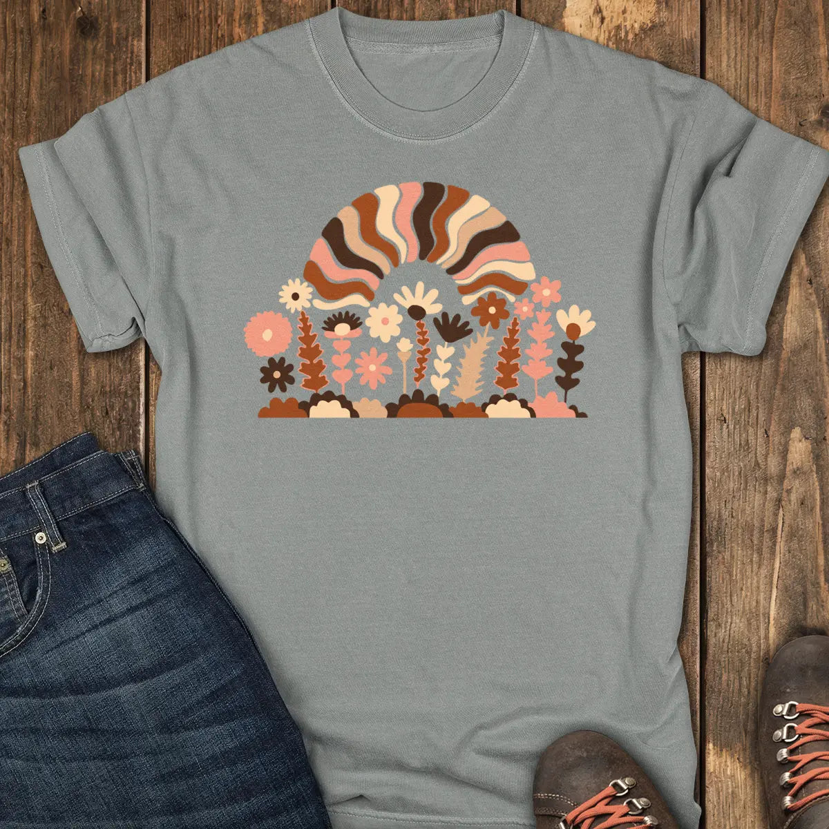 Summer Outside Tee - Grey