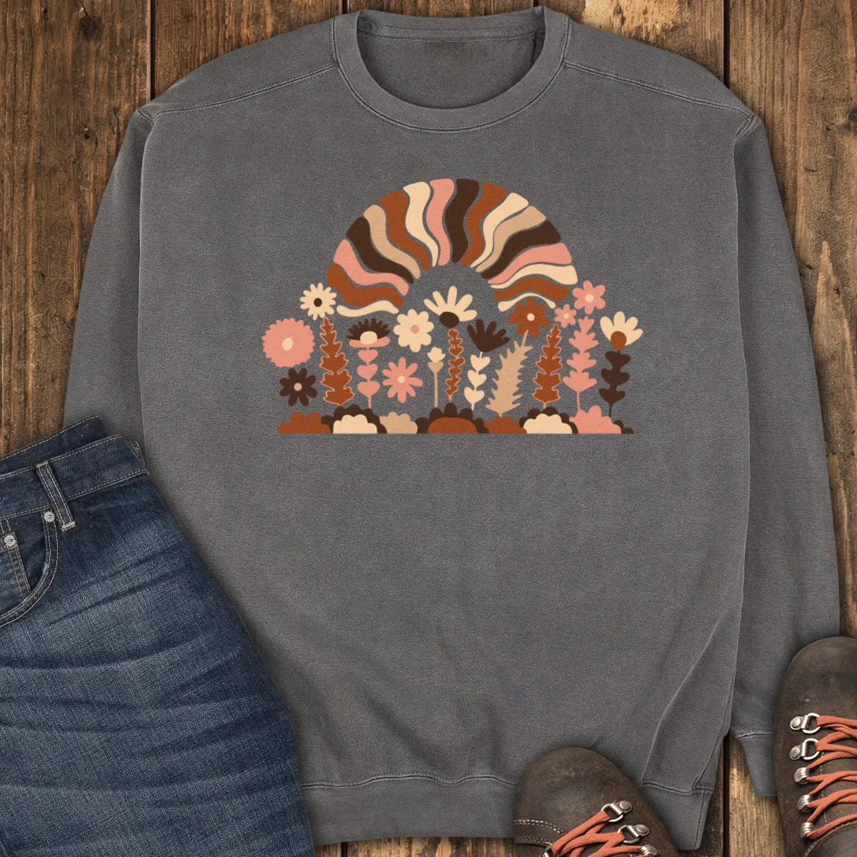 Summer Outside Sweatshirt - Pepper