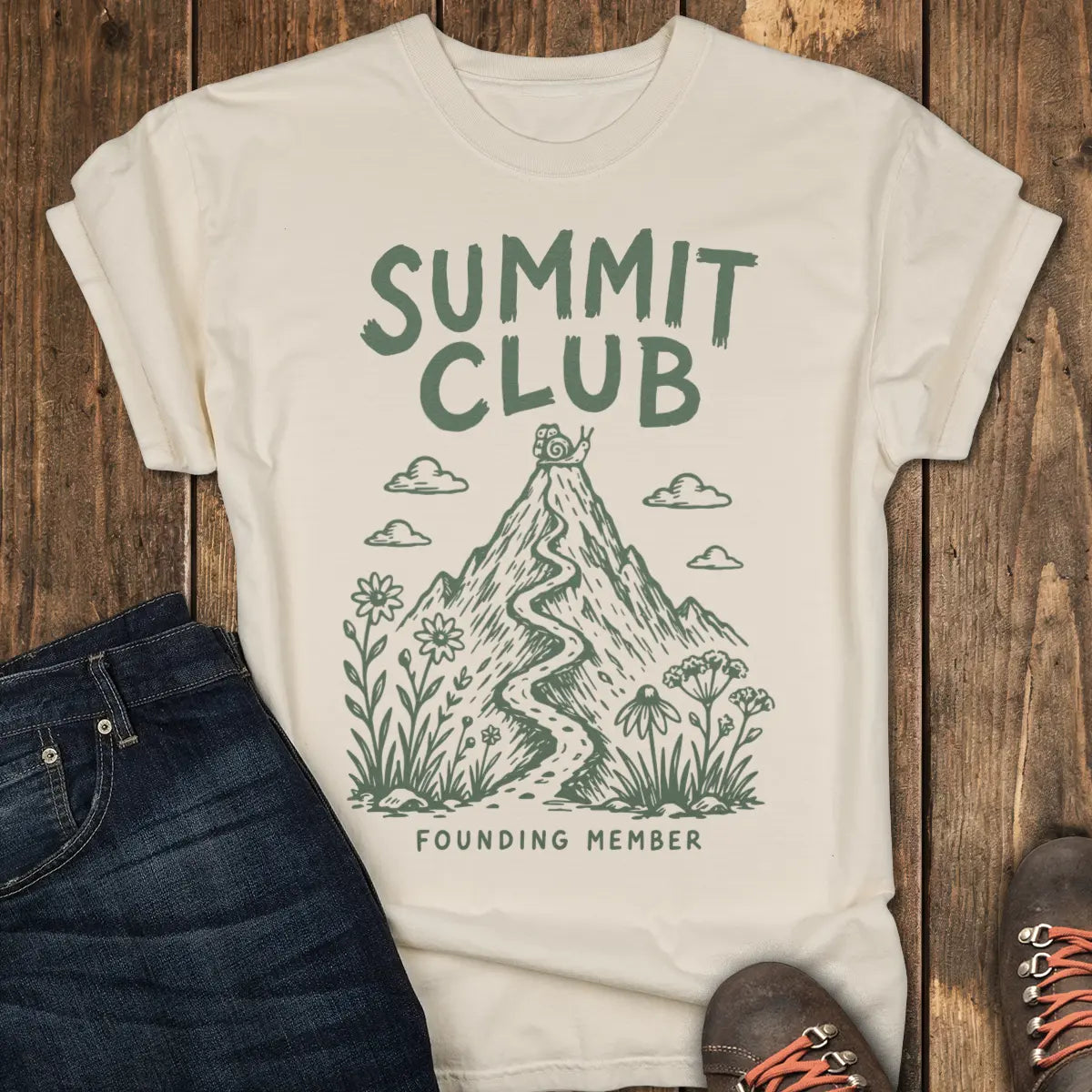 Summit Club Tee - Ivory