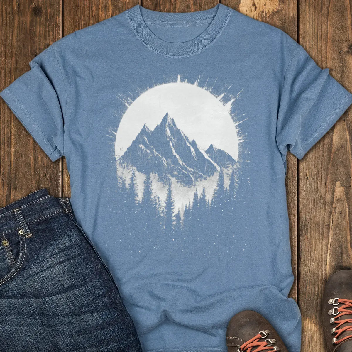 Summit Glow Tee - Blue Jean