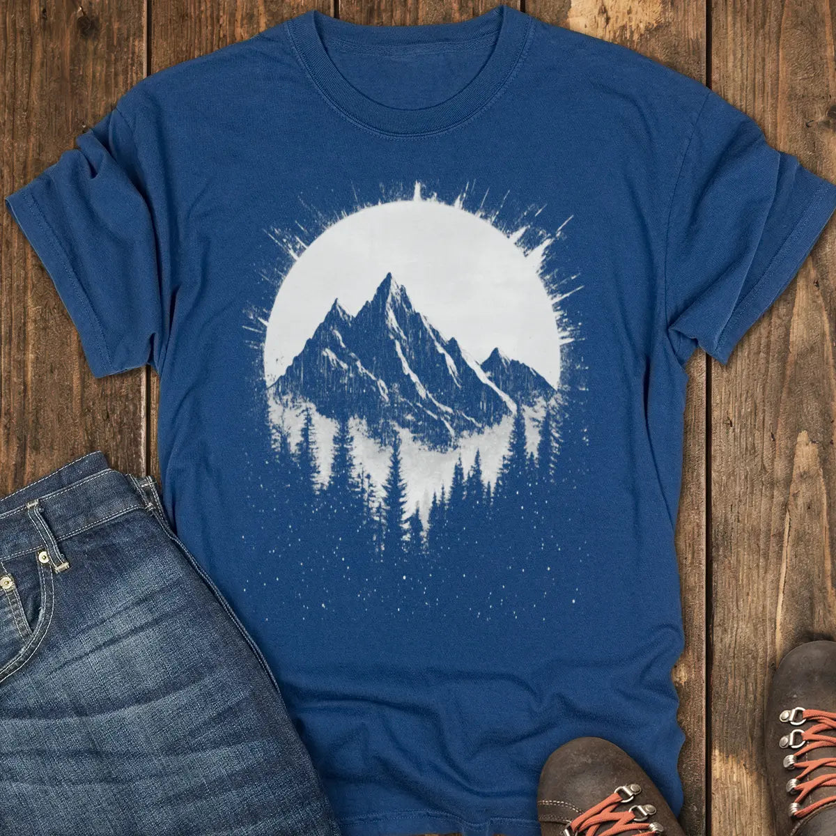 Summit Glow Tee - Navy