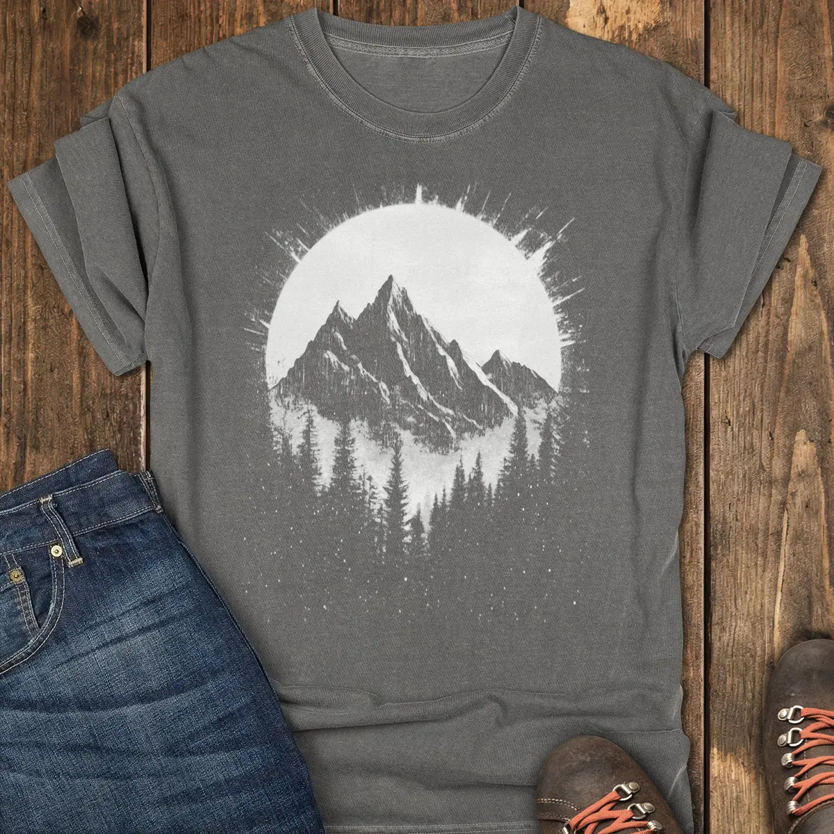 Summit Glow Tee - Pepper