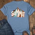 Summit Tee - Blue Jean