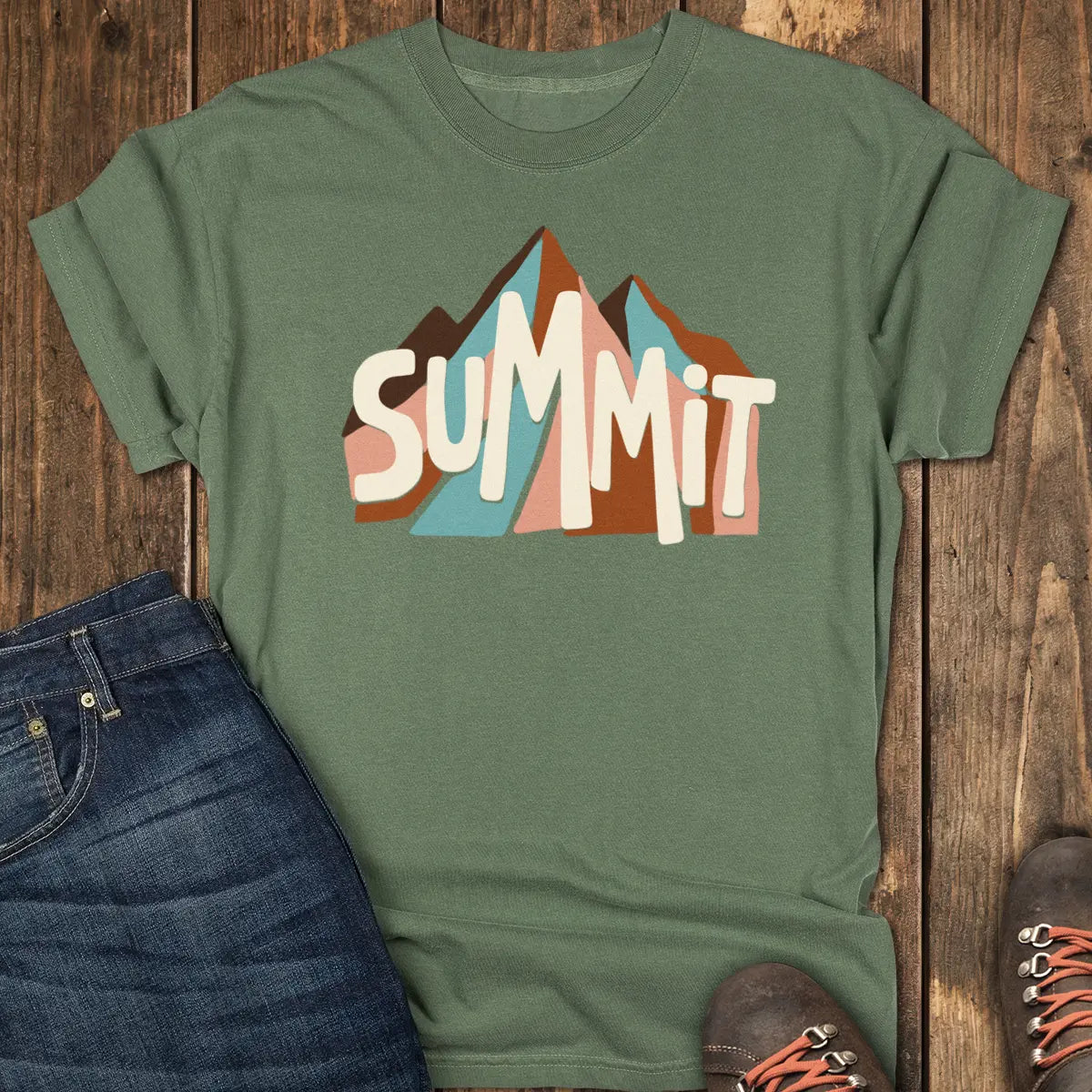 Summit Tee - Moss