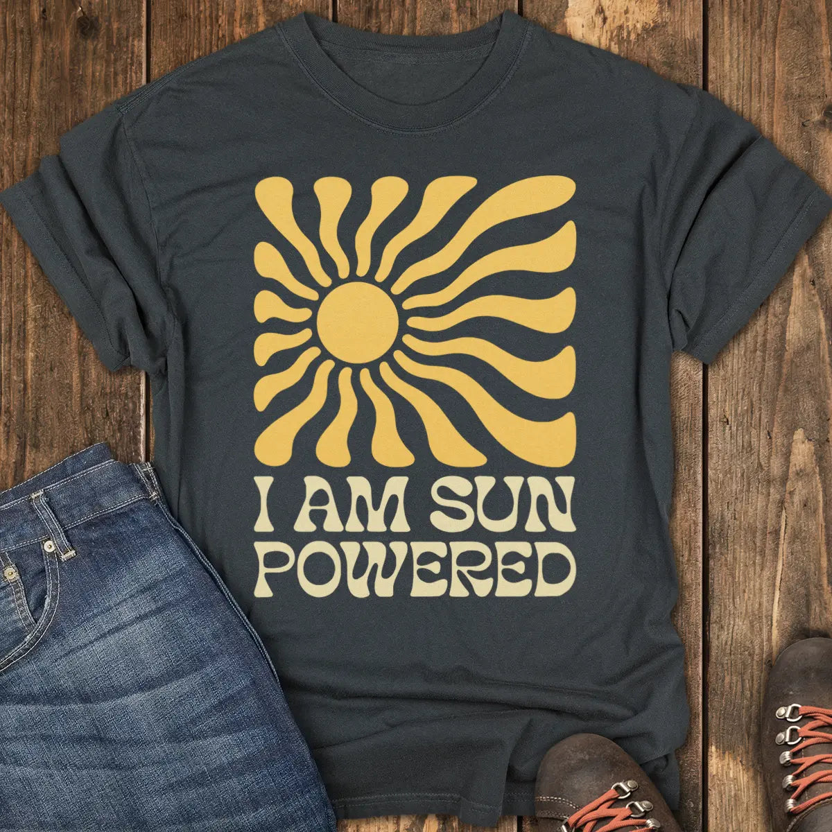 Sun Powered Tee - Black