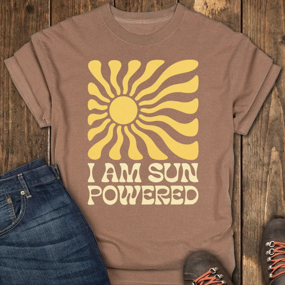Sun Powered Tee - Espresso