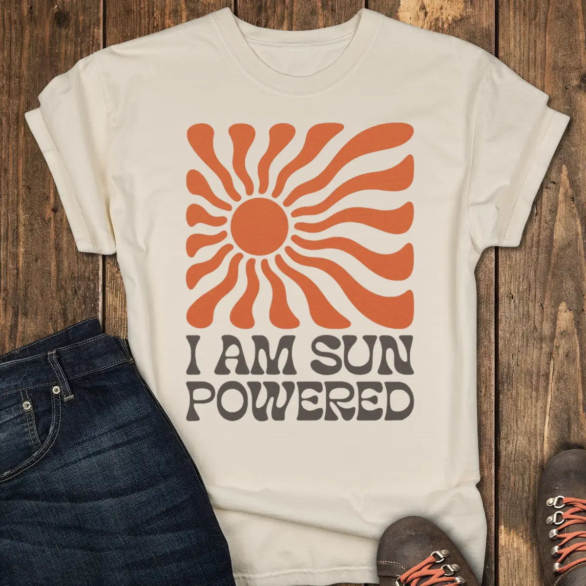 Sun Powered Tee - Ivory