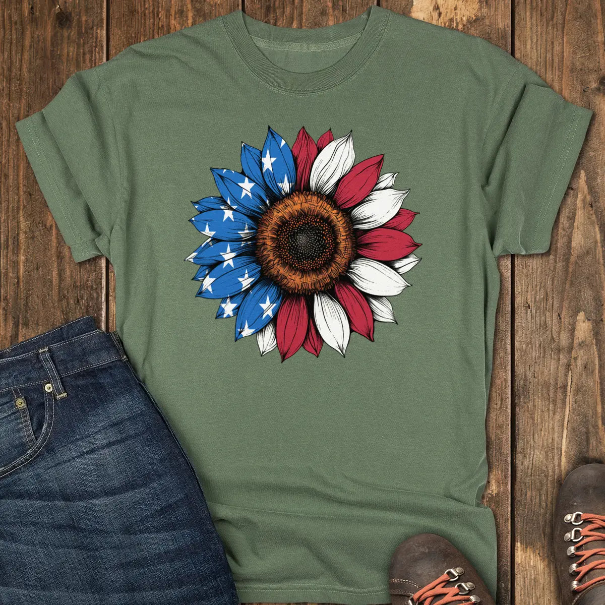 Sunbound Tee - Moss