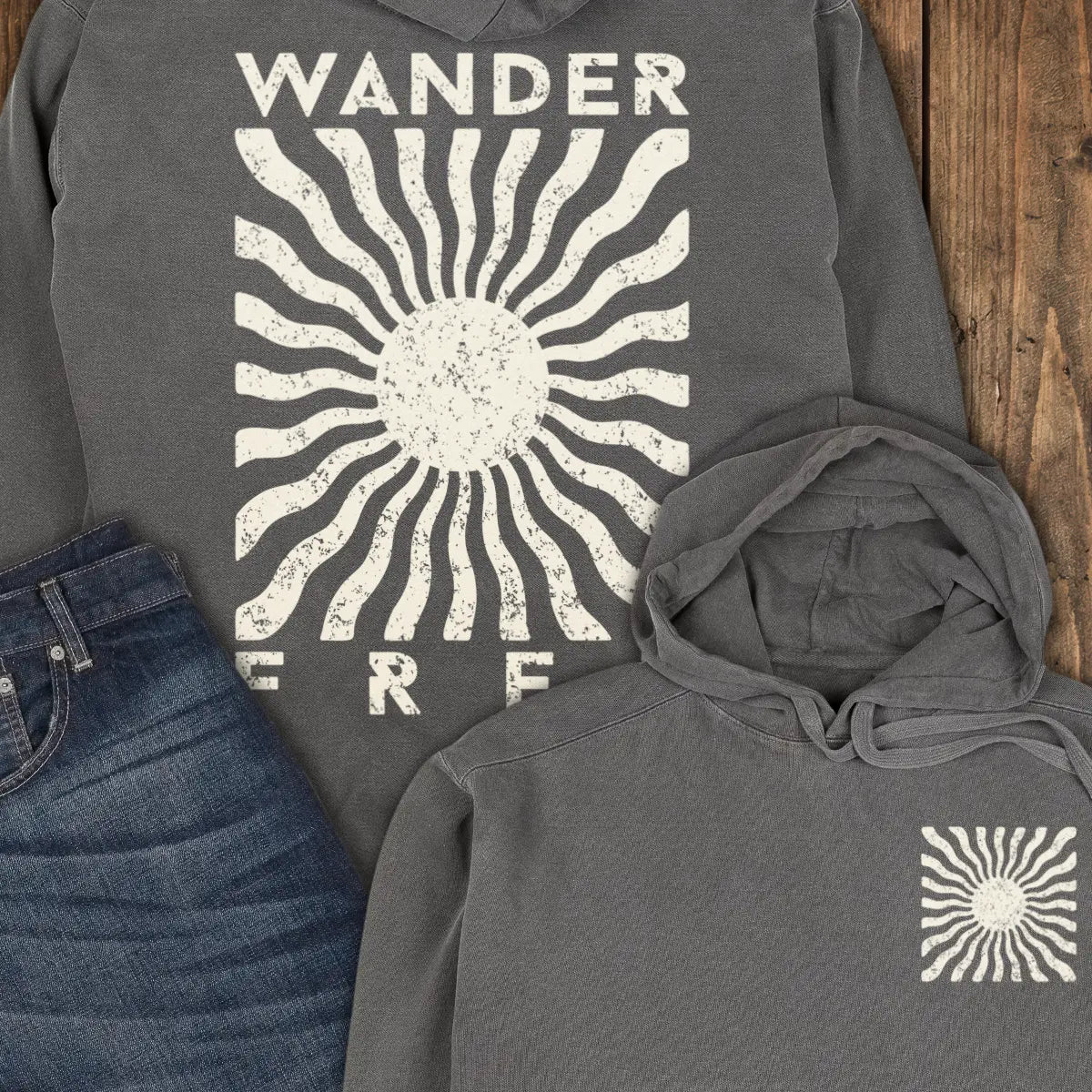 Sunburst Hoodie - Pepper