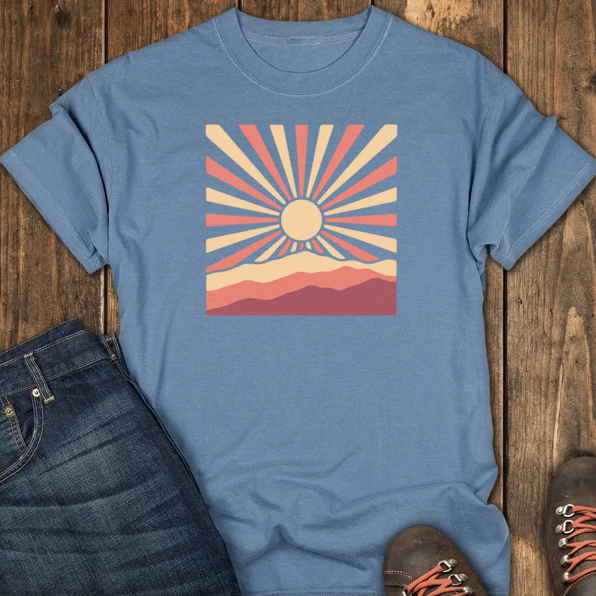 Sundown Ridge Tee - Blue Jean