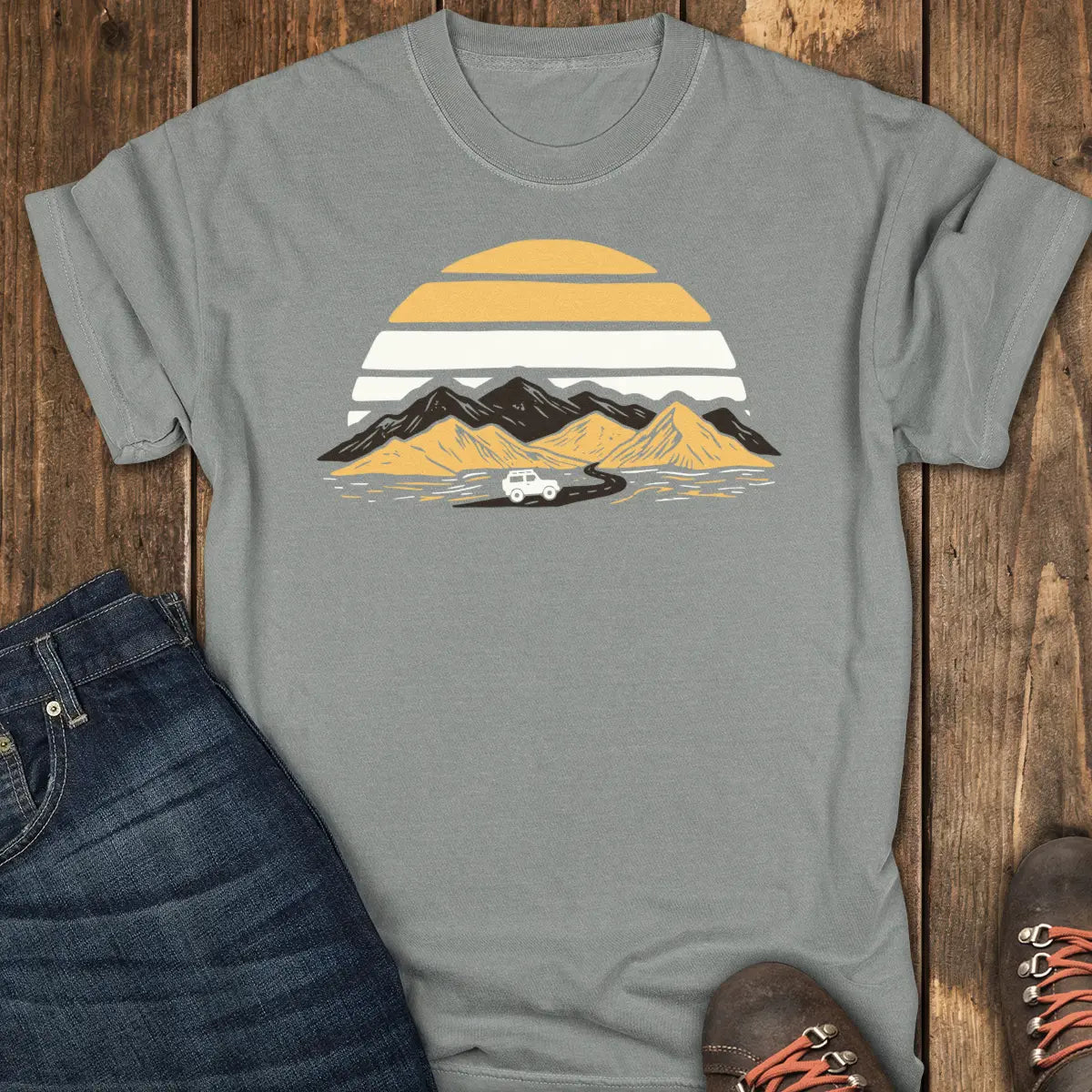 Sundown Trail Tee - Grey