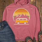 Sunset Cruiser Hoodie - Crimson