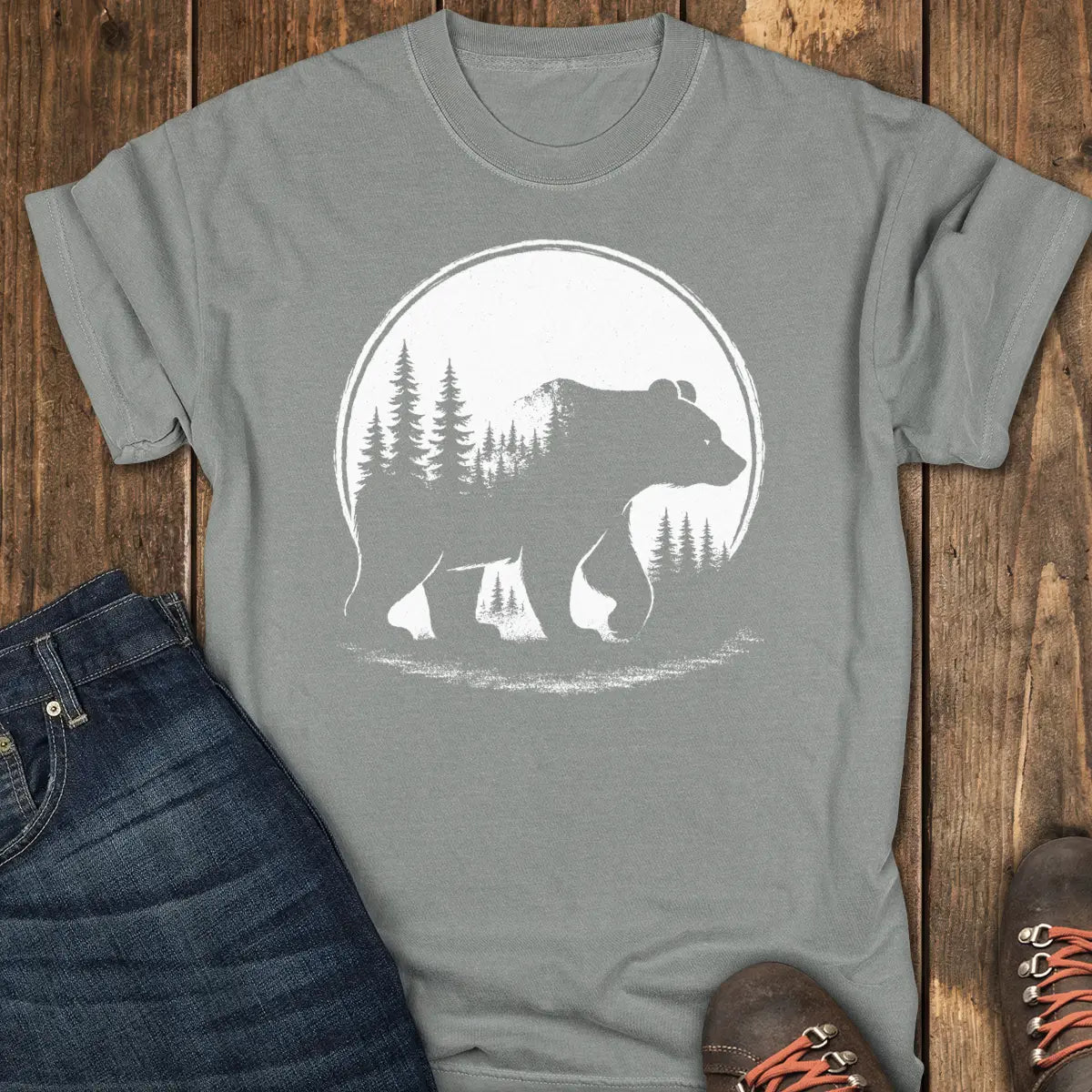 Sunset Stroll Tee - Grey