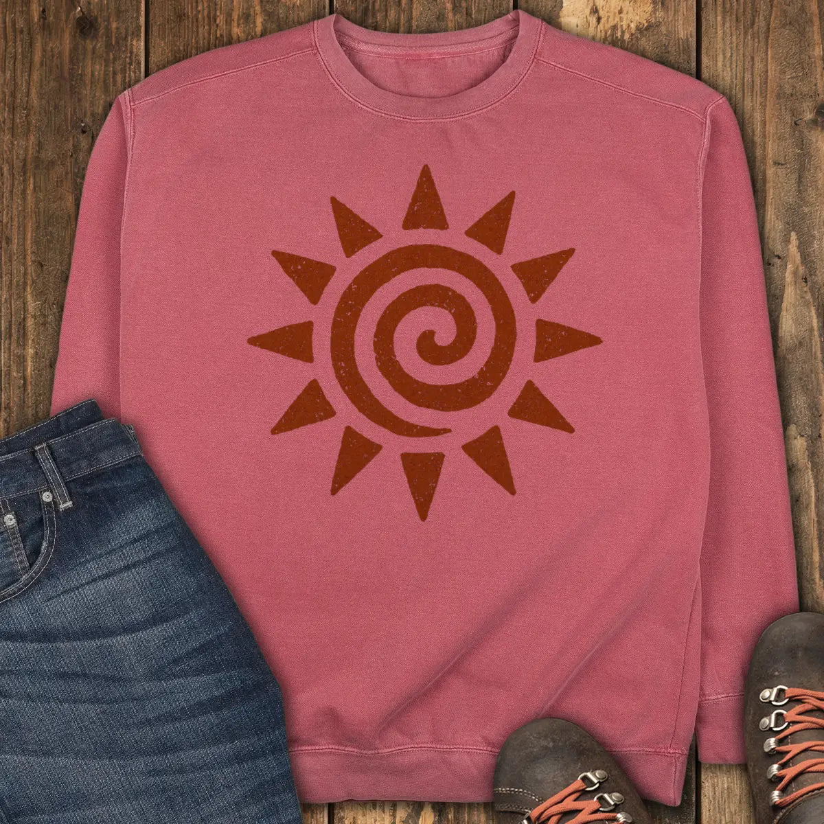 Suntrail Sweatshirt - Crimson