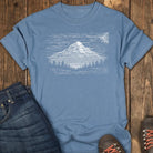 TV Static Tee - Blue Jean