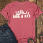 Take A Nap Tee - Crimson