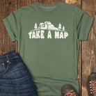 Take A Nap Tee - Moss