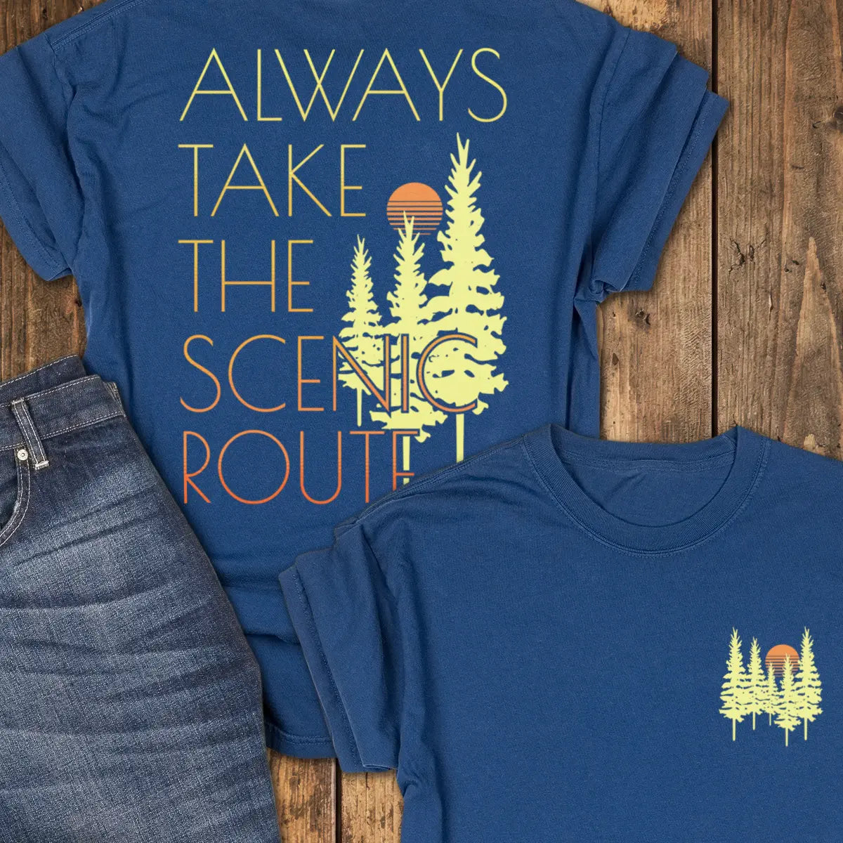 Take Your Time Tee - Navy
