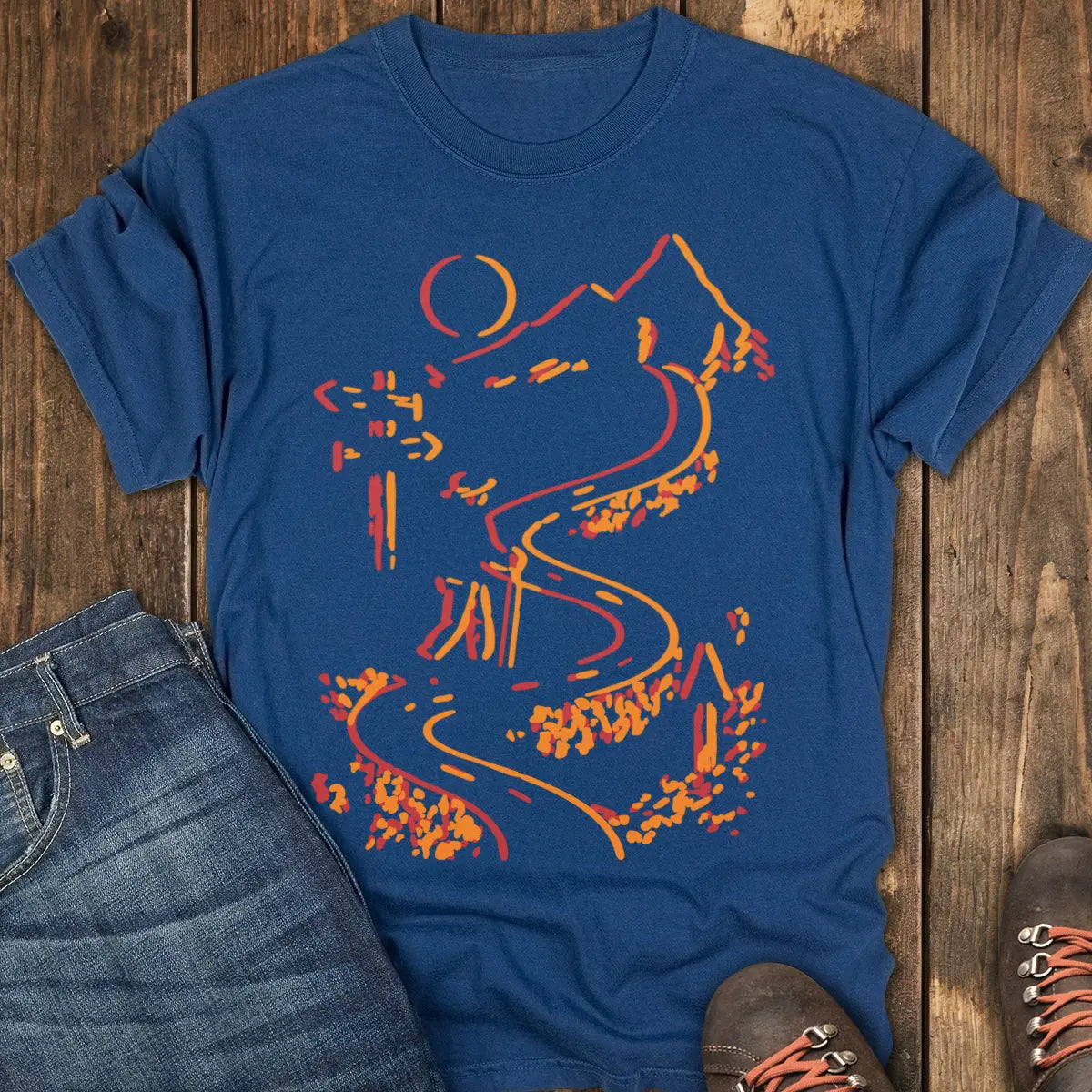 Take a Walk Tee - Navy