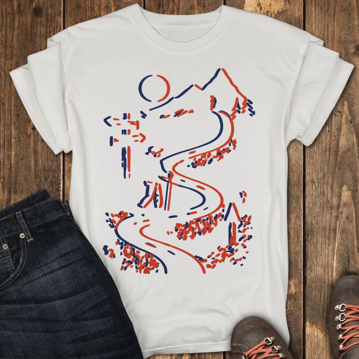 Take a Walk Tee - White