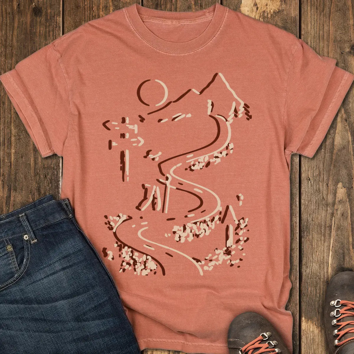 Take a Walk Tee - Yam