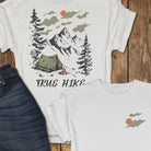 Tent Life, No Trail — Back Print Tee - White