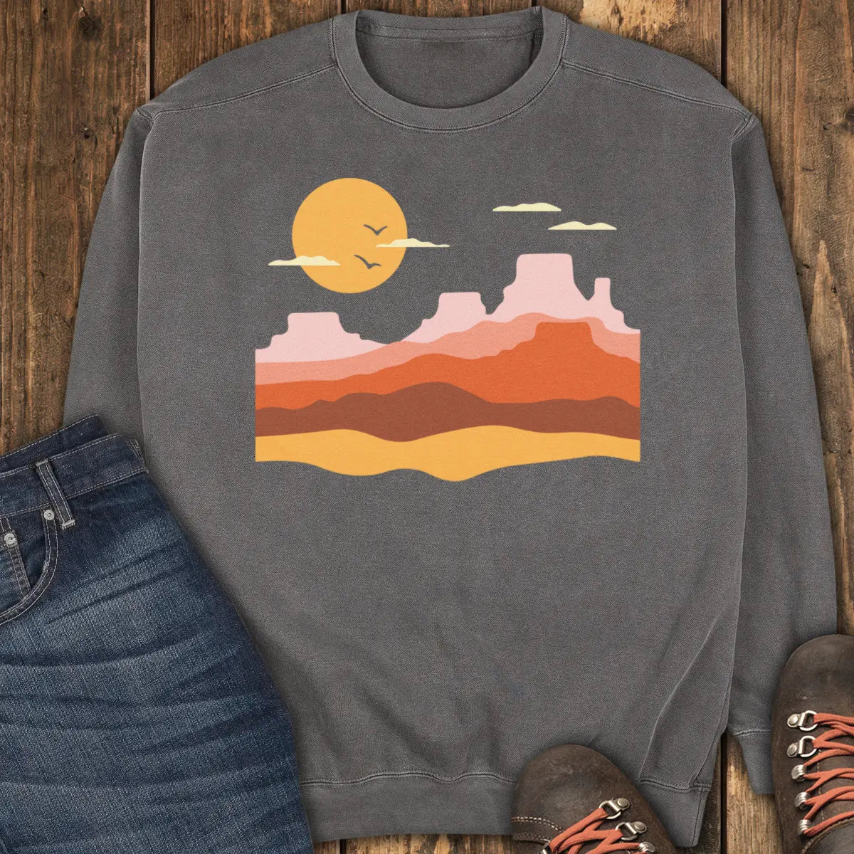 Terracotta Sky Sweatshirt - Pepper