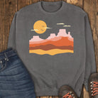 Terracotta Sky Sweatshirt - Pepper