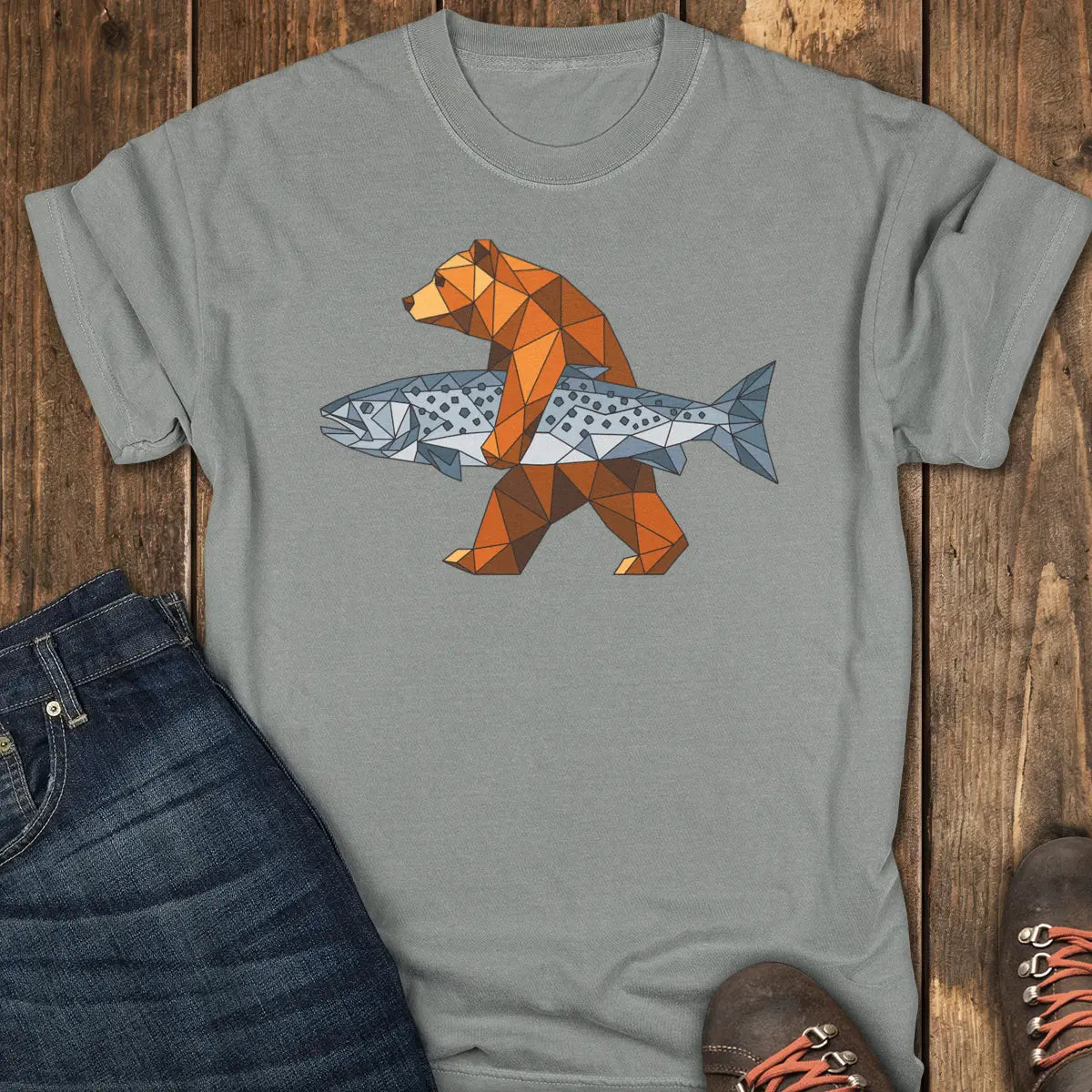 The Big Catch Tee - Grey