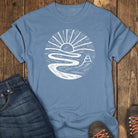 The Cairn Tee - Blue Jean