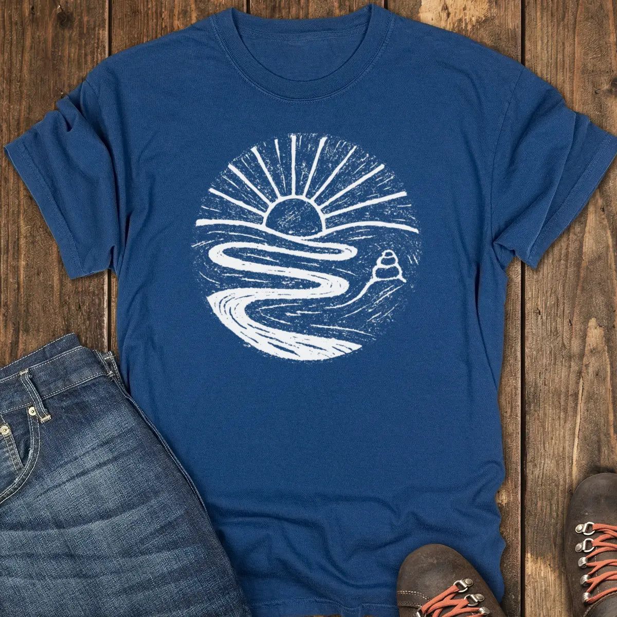 The Cairn Tee - Navy