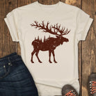 The Forest Moose Tee - Ivory
