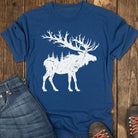 The Forest Moose Tee - Navy