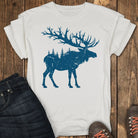 The Forest Moose Tee - White