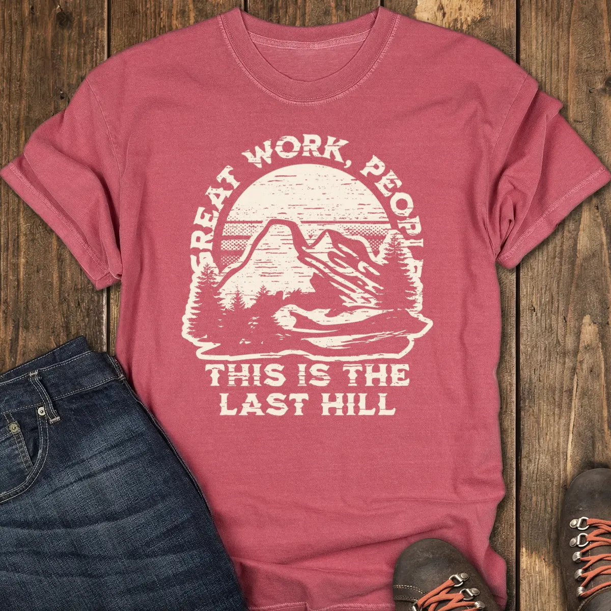 The Last One Tee - Crimson