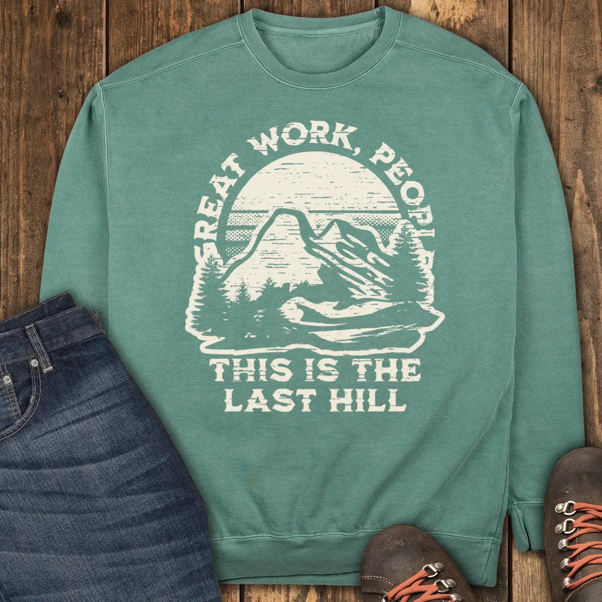 The Last One Sweatshirt - Light Green
