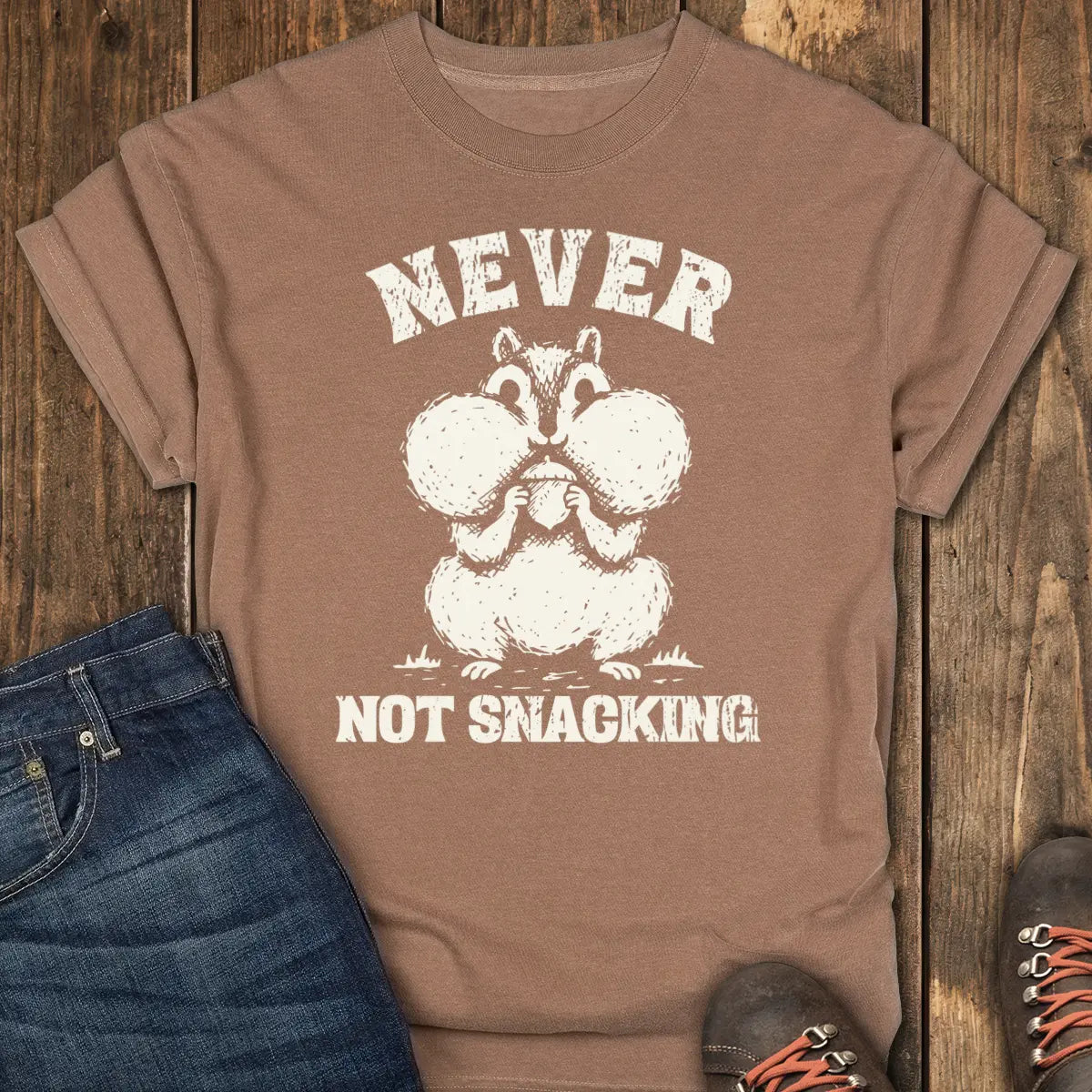 The Light Snack Tee - Espresso