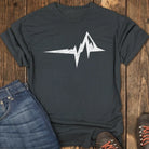 The Mountain Heartbeat Tee - Black