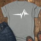 The Mountain Heartbeat Tee - Grey