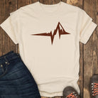 The Mountain Heartbeat Tee - Ivory