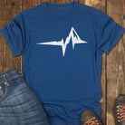 The Mountain Heartbeat Tee - Navy