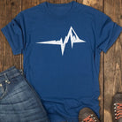 The Mountain Heartbeat Tee - Navy