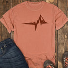 The Mountain Heartbeat Tee - Yam