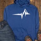The Mountain Heartbeat Hoodie - True Navy
